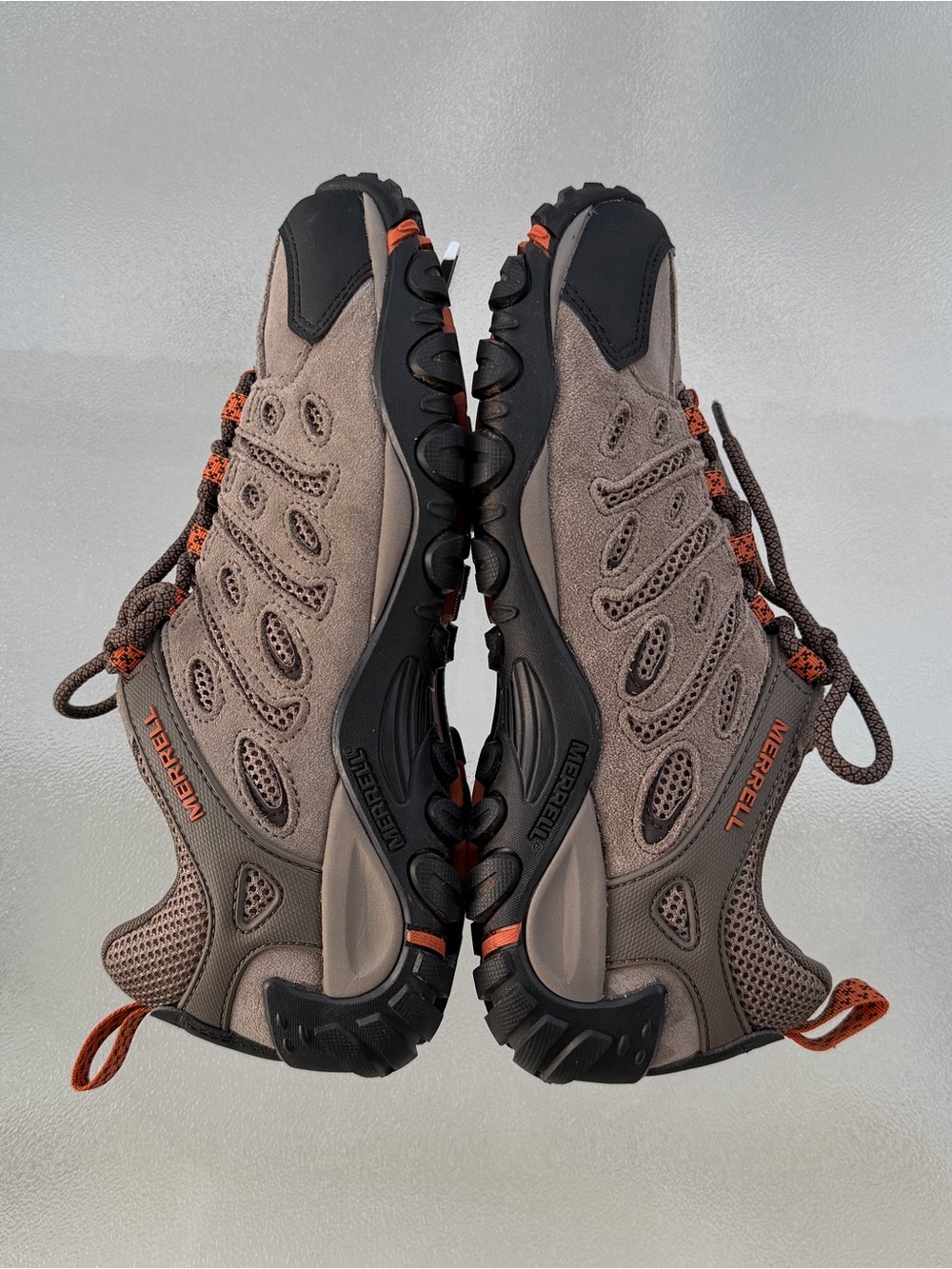 MERRELL Crosslander 2 Hiking Shoes Boulder/Apricot (J500057) ~ Men’s 8.5 - Picture 3 of 11
